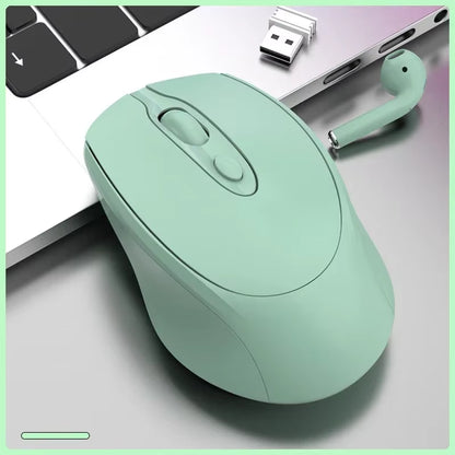 Rechargeable Wireless Computer Mouse 2.4G Bluetooth-Compatible Wireless Mouse USB Silent Gamer Mice for PC Laptop Macbook Tablet
