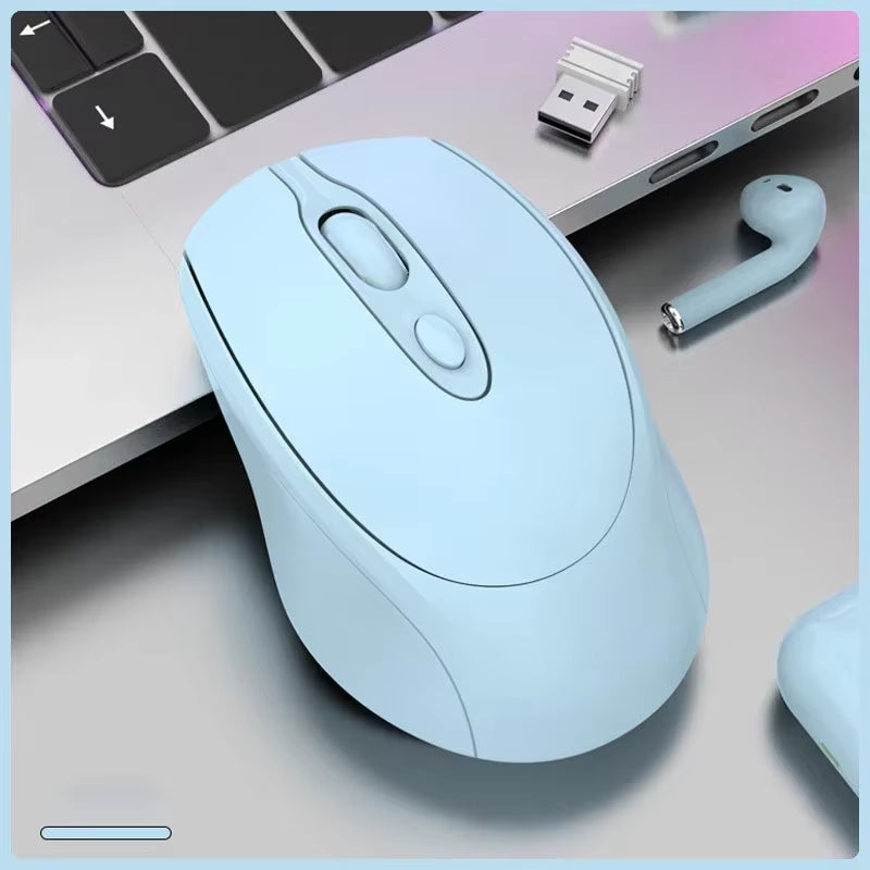 Rechargeable Wireless Computer Mouse 2.4G Bluetooth-Compatible Wireless Mouse USB Silent Gamer Mice for PC Laptop Macbook Tablet