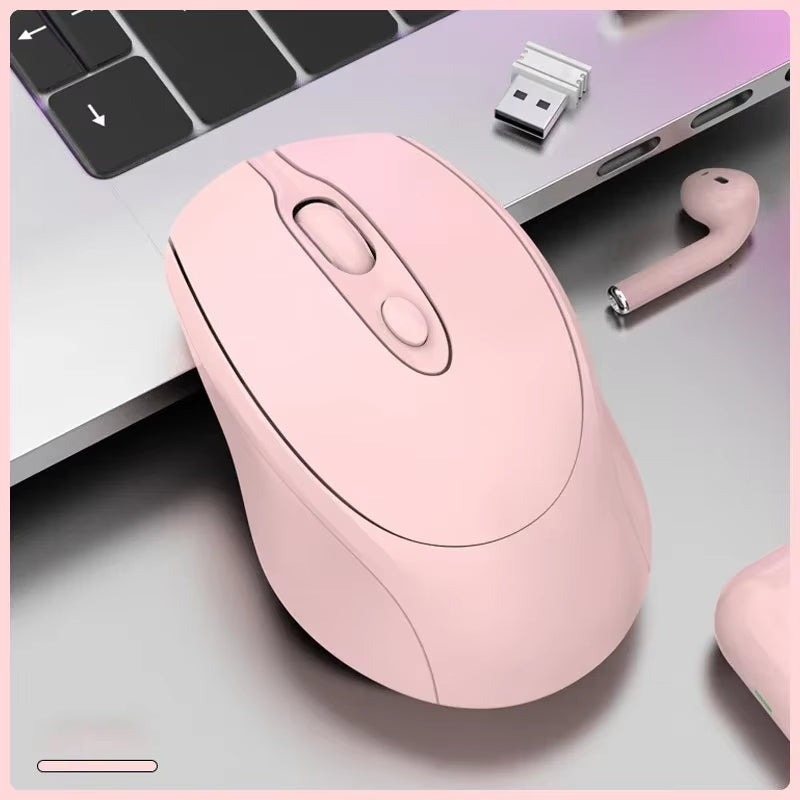 Rechargeable Wireless Computer Mouse 2.4G Bluetooth-Compatible Wireless Mouse USB Silent Gamer Mice for PC Laptop Macbook Tablet