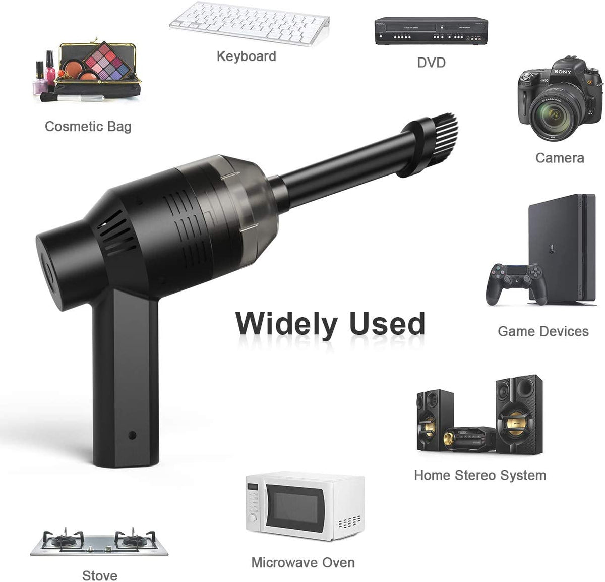 [Upgrade] Mini Vacuum Cordless Vacuum Keyboard Cleaner Rechargeable,For Cleaning Dust,Hair,Crumbs,Eraser Scrap,Laptop,Pet House,Sewing Machine